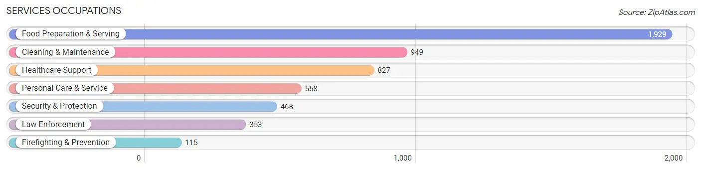 Services Occupations in Catoosa County