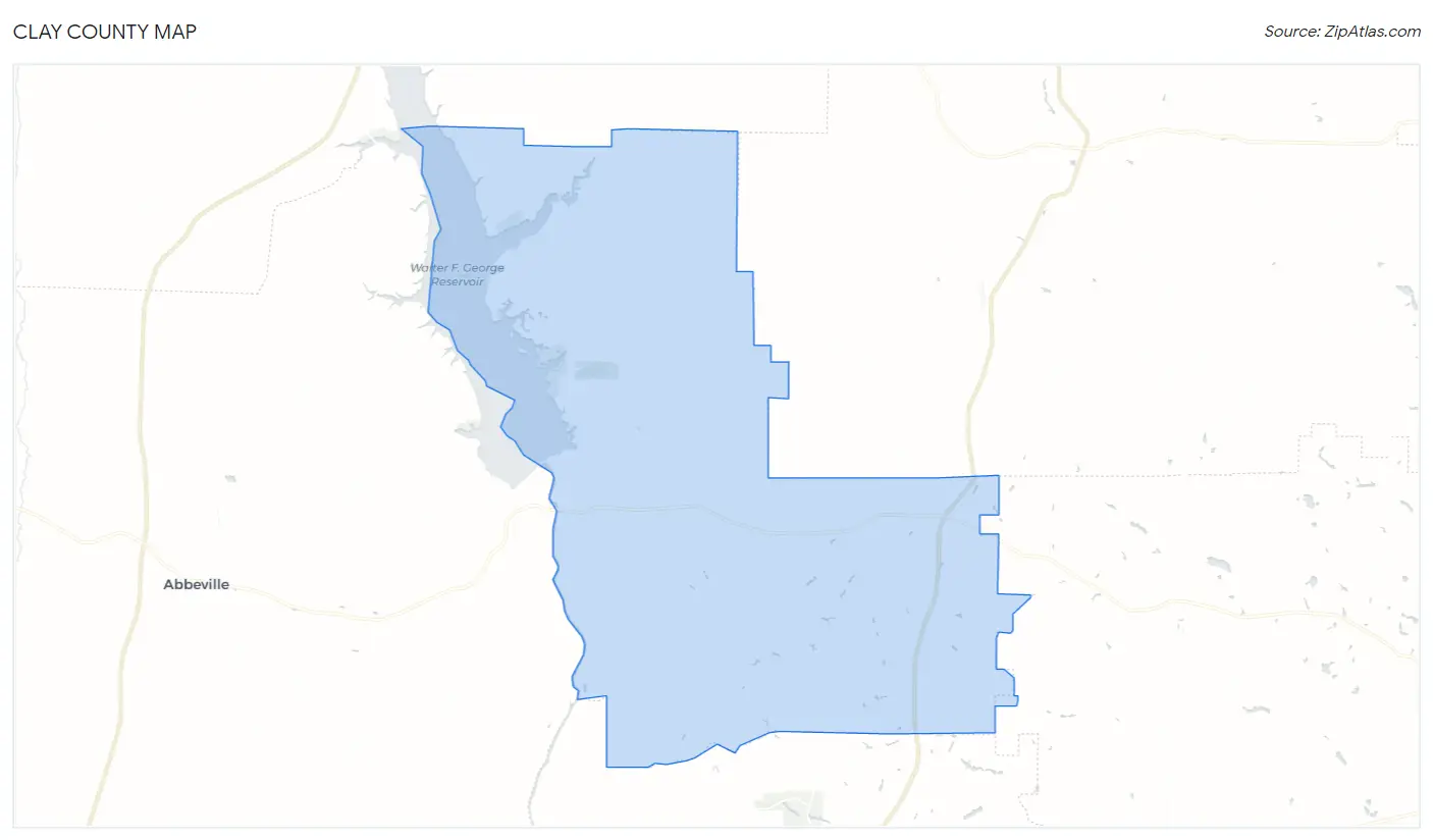 Clay County Map