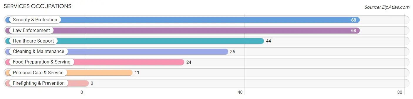 Services Occupations in Clay County