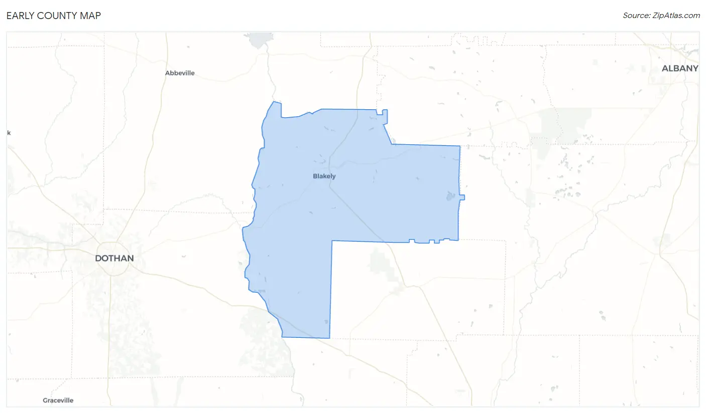 Early County Map