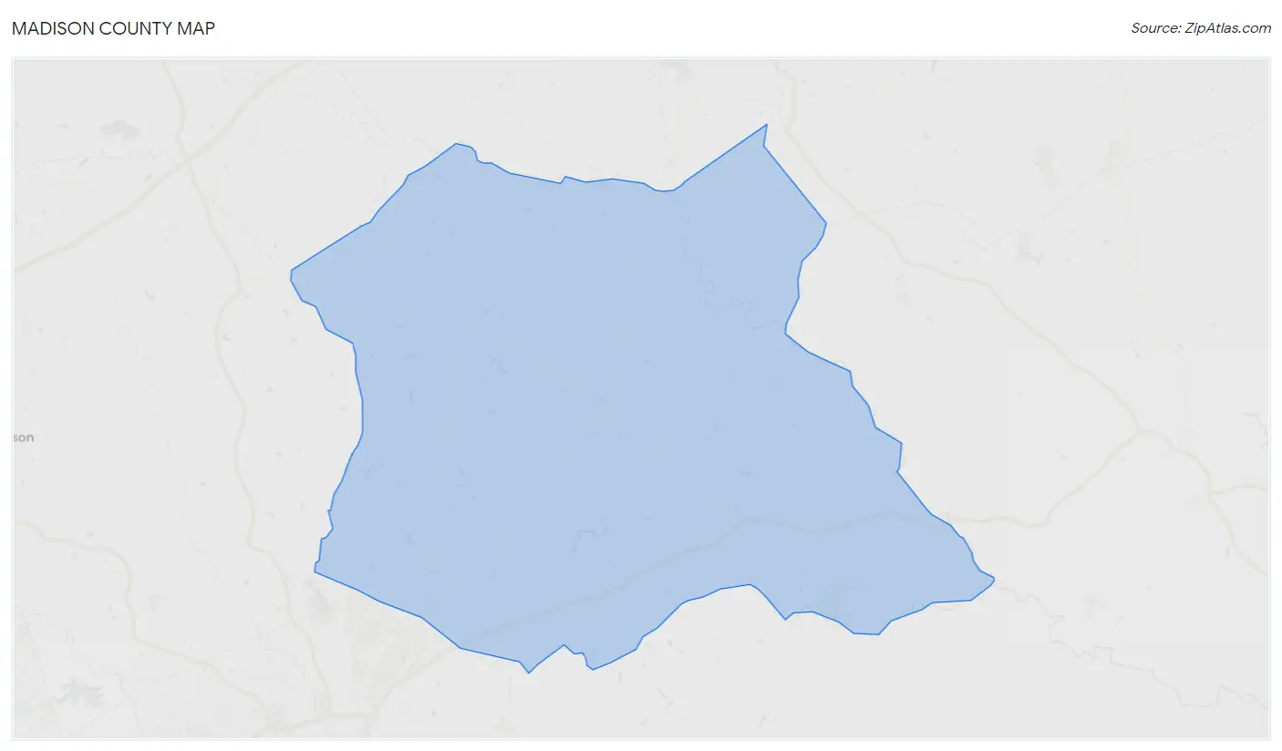 Madison County Map