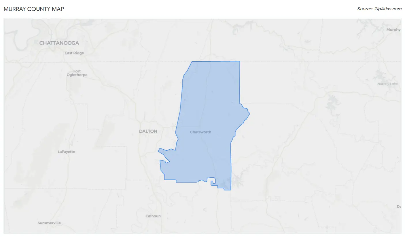 Murray County Map