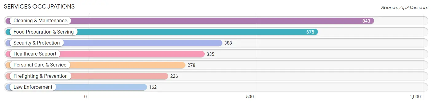 Services Occupations in Murray County