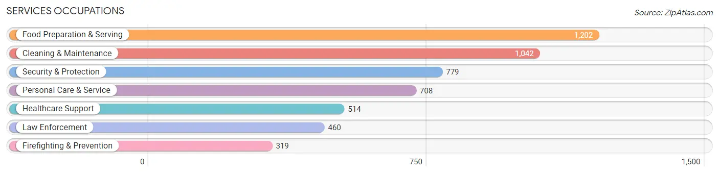 Services Occupations in Spalding County