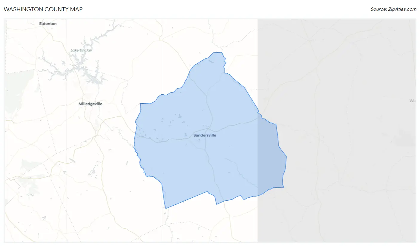 Washington County Map