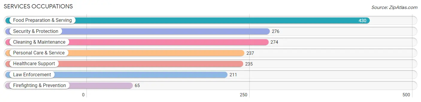 Services Occupations in Washington County