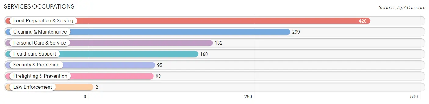 Services Occupations in Worth County