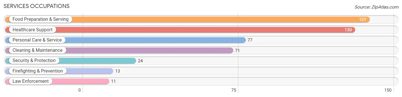 Services Occupations in Audubon County