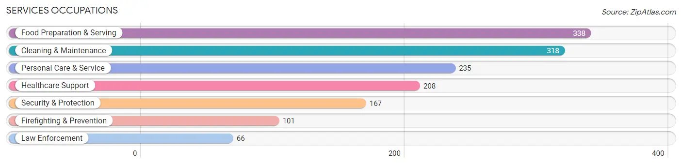 Services Occupations in Buena Vista County