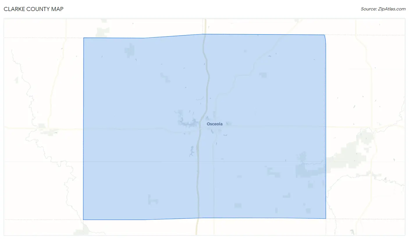 Clarke County Map
