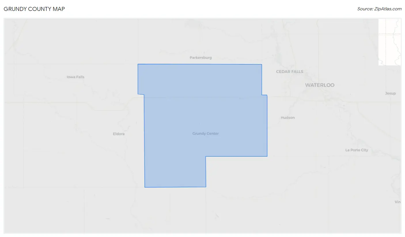 Grundy County Map