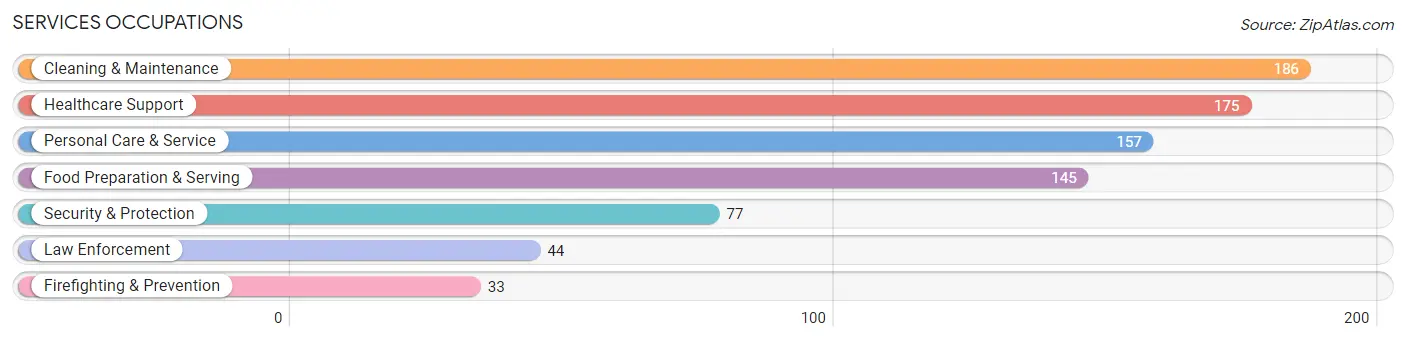Services Occupations in Guthrie County