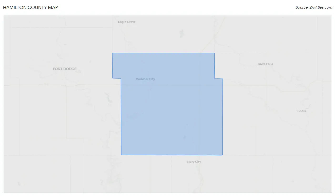 Hamilton County Map