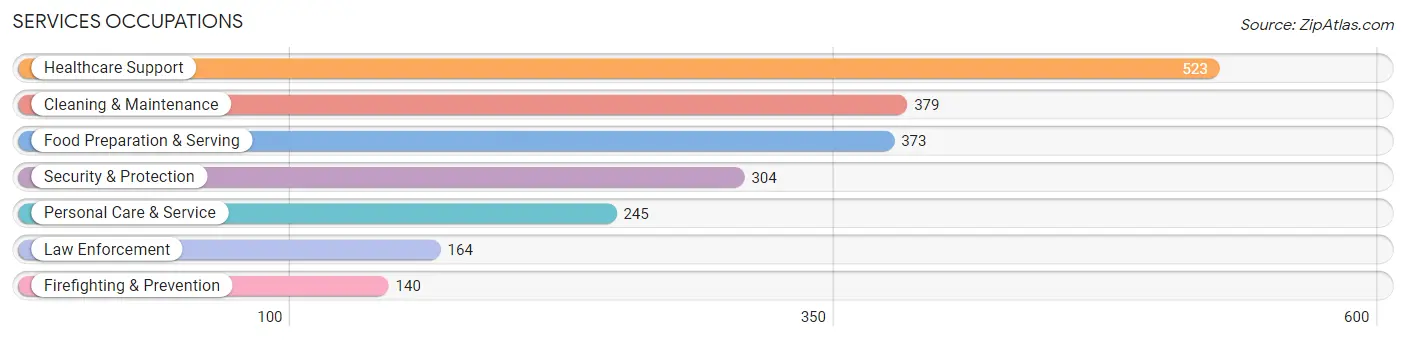 Services Occupations in Henry County