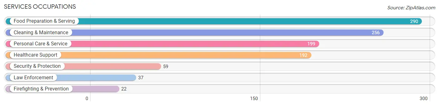 Services Occupations in Kossuth County