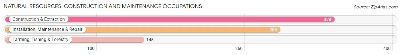 Natural Resources, Construction and Maintenance Occupations in Mitchell County