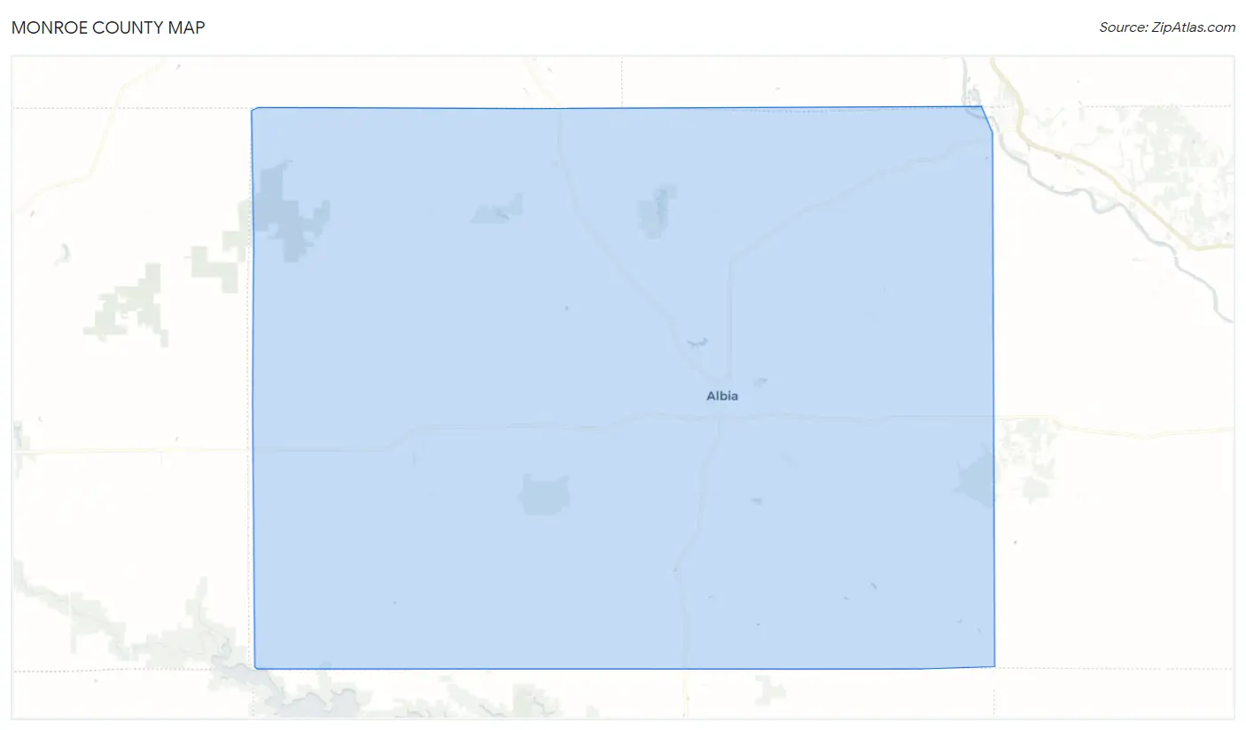 Monroe County Map