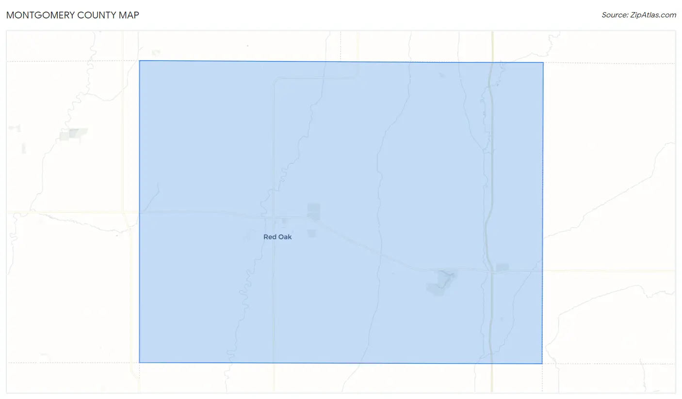 Montgomery County Map