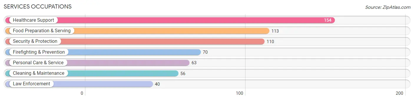 Services Occupations in Taylor County