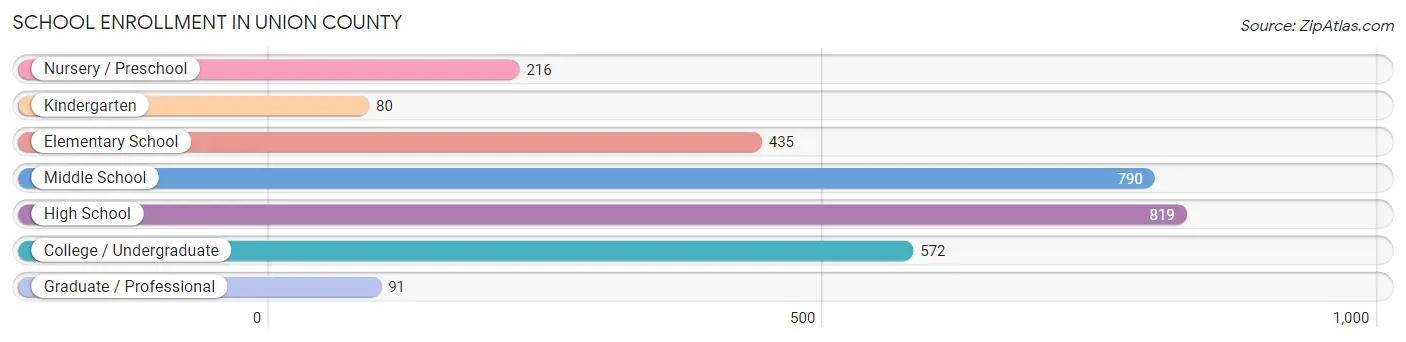 School Enrollment in Union County