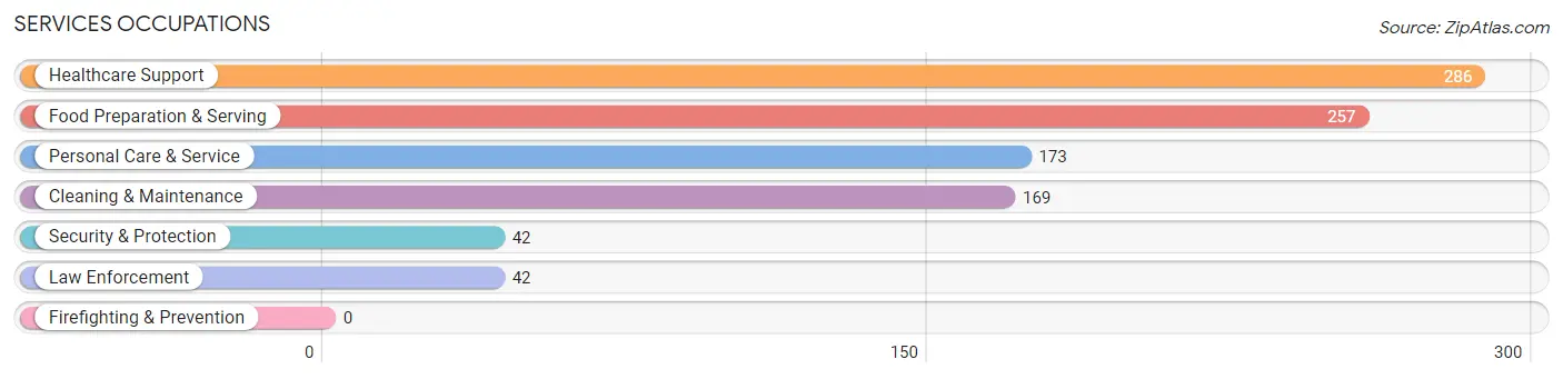 Services Occupations in Union County