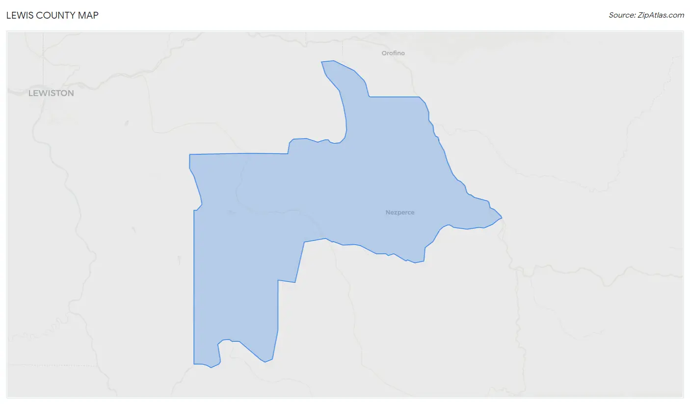 Lewis County Map