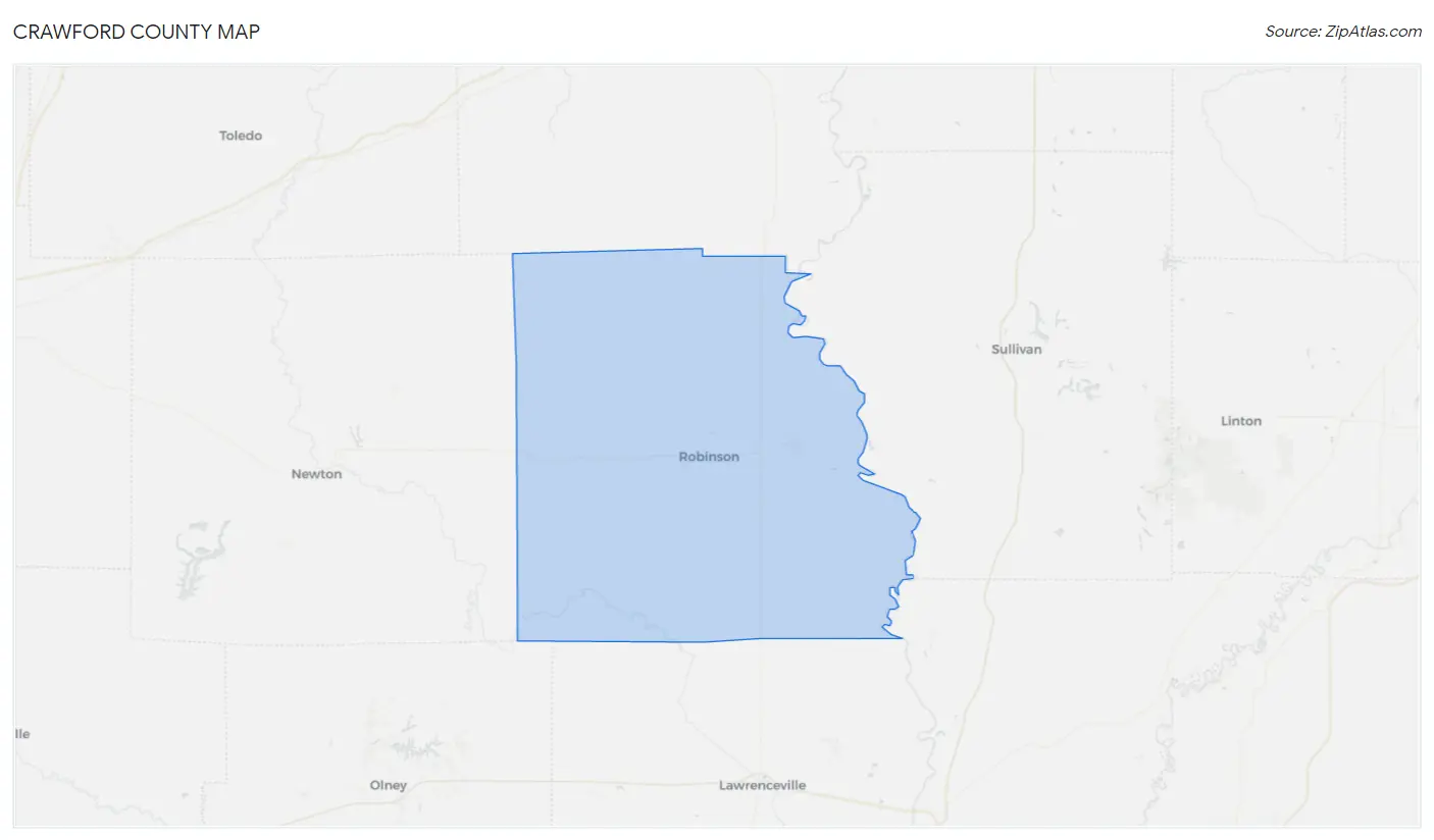 Crawford County Map