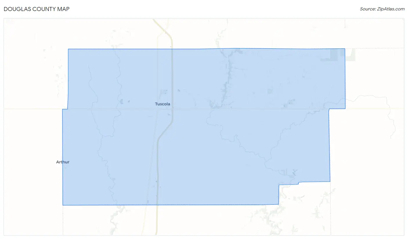 Douglas County Map