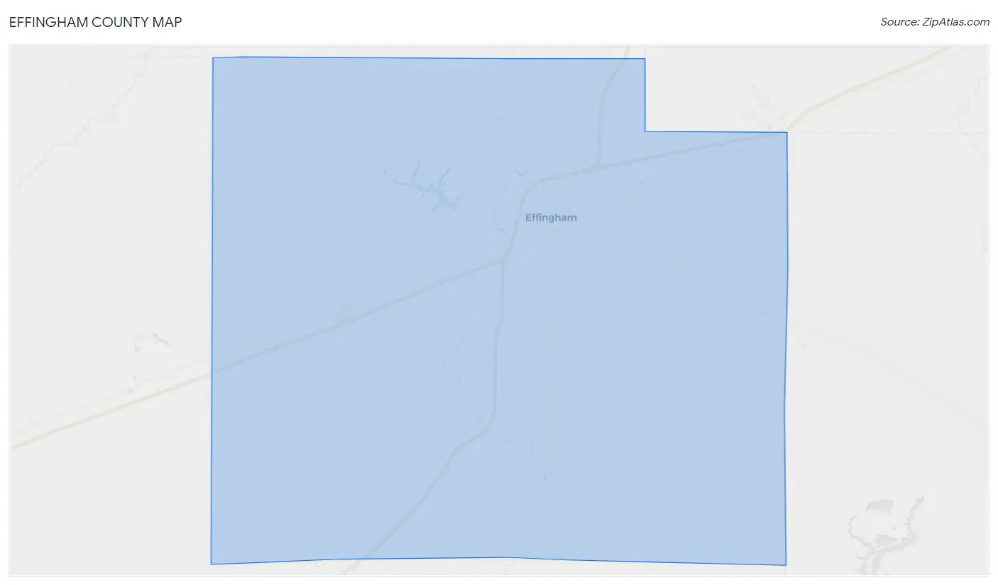 Effingham County Map