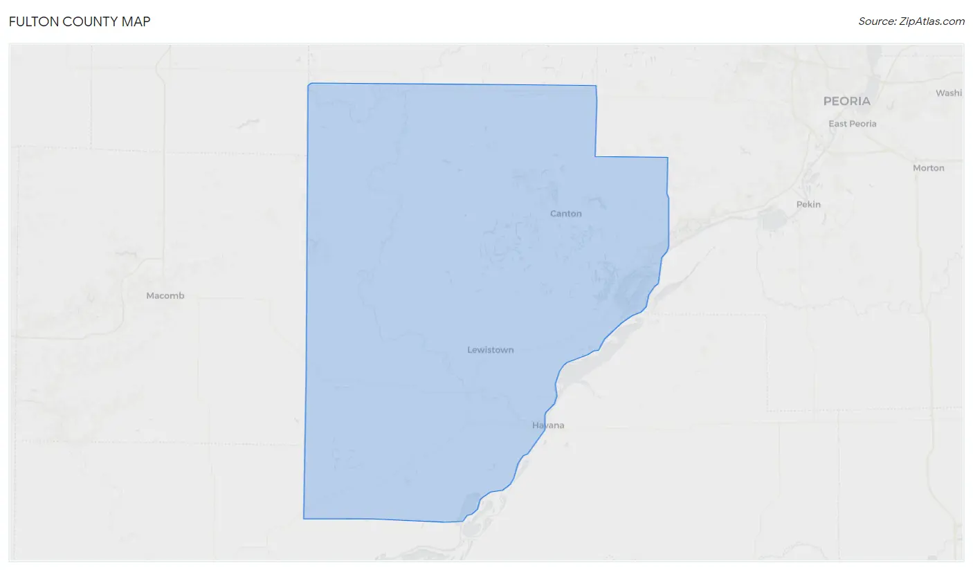 Fulton County Map