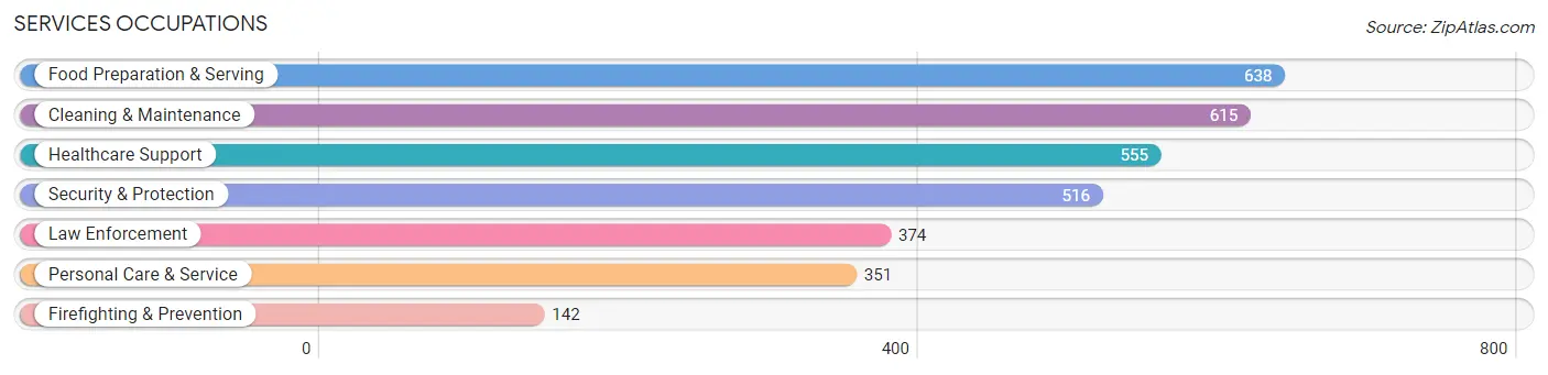 Services Occupations in Fulton County