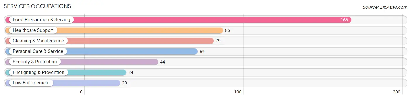 Services Occupations in Henderson County