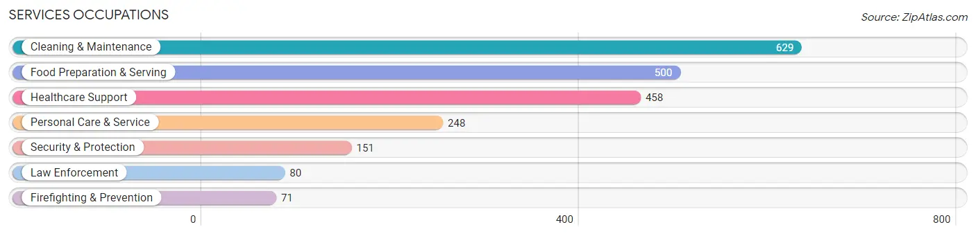 Services Occupations in Iroquois County