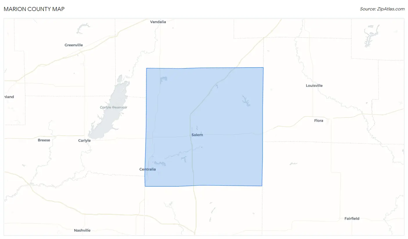 Marion County Map