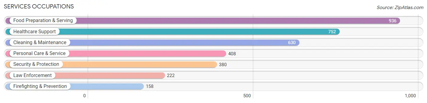 Services Occupations in Marion County