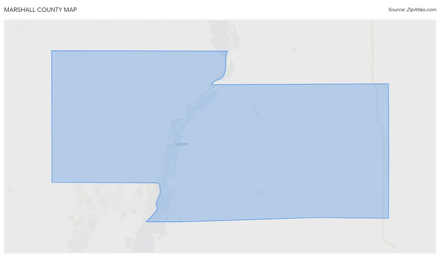 Marshall County Map