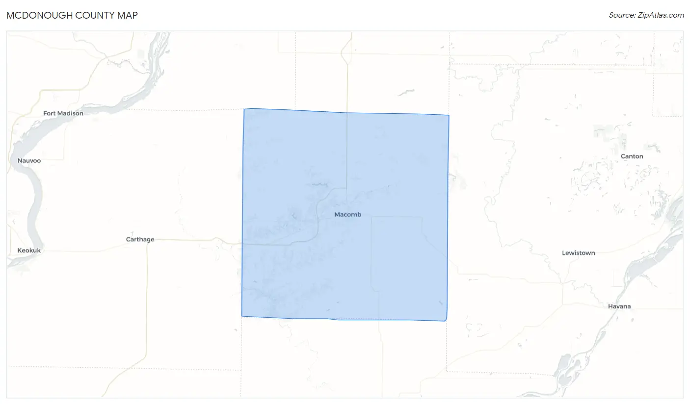 McDonough County Map