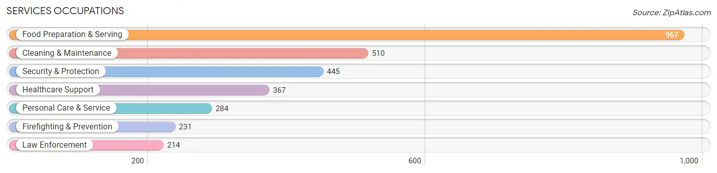 Services Occupations in McDonough County