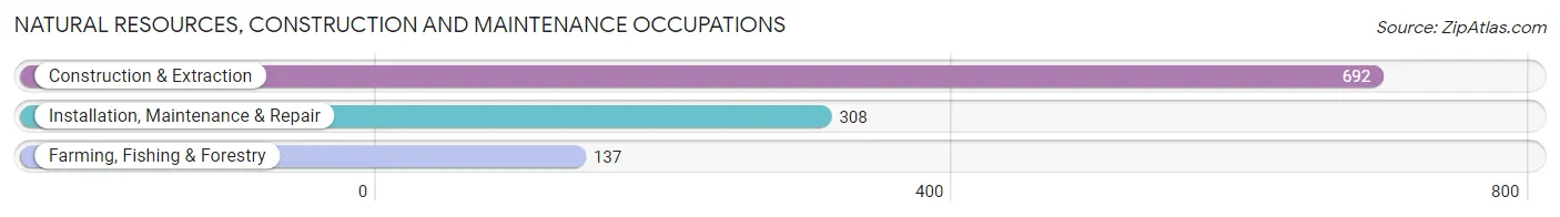 Natural Resources, Construction and Maintenance Occupations in Mercer County