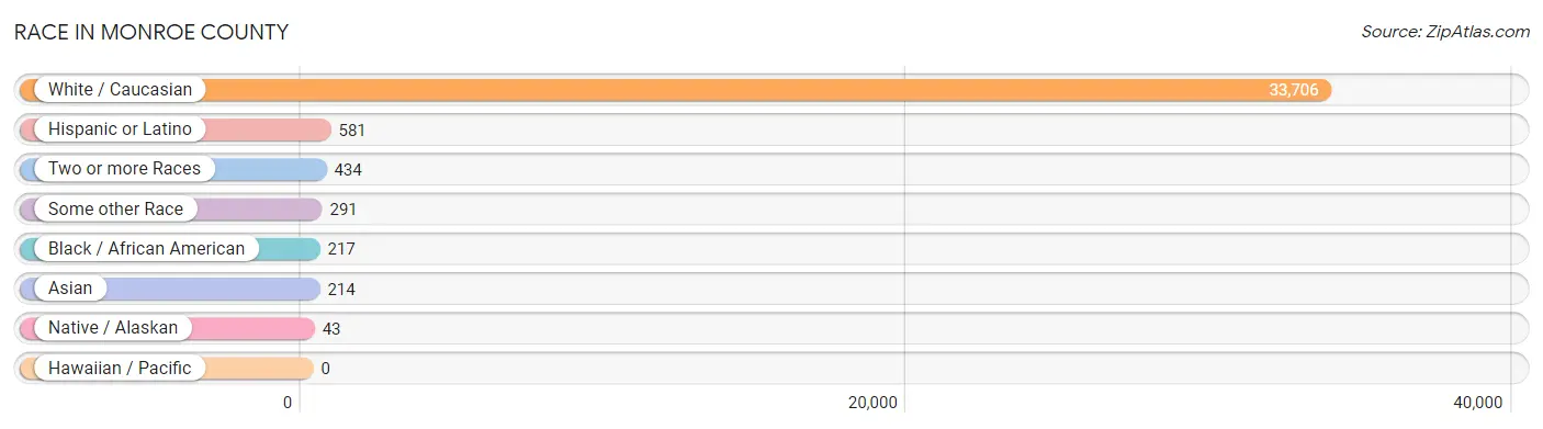 Race in Monroe County