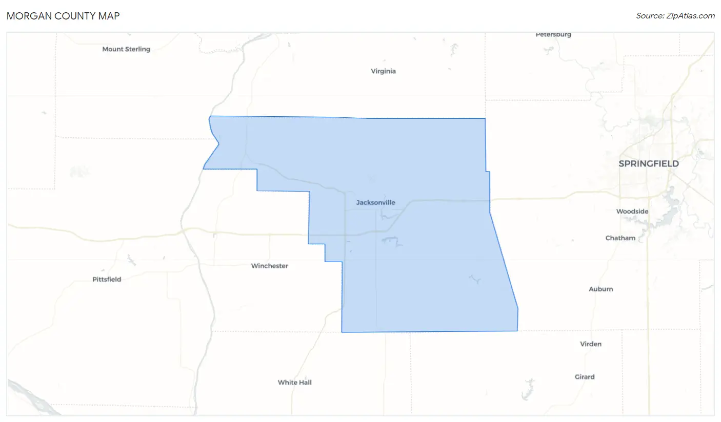 Morgan County Map
