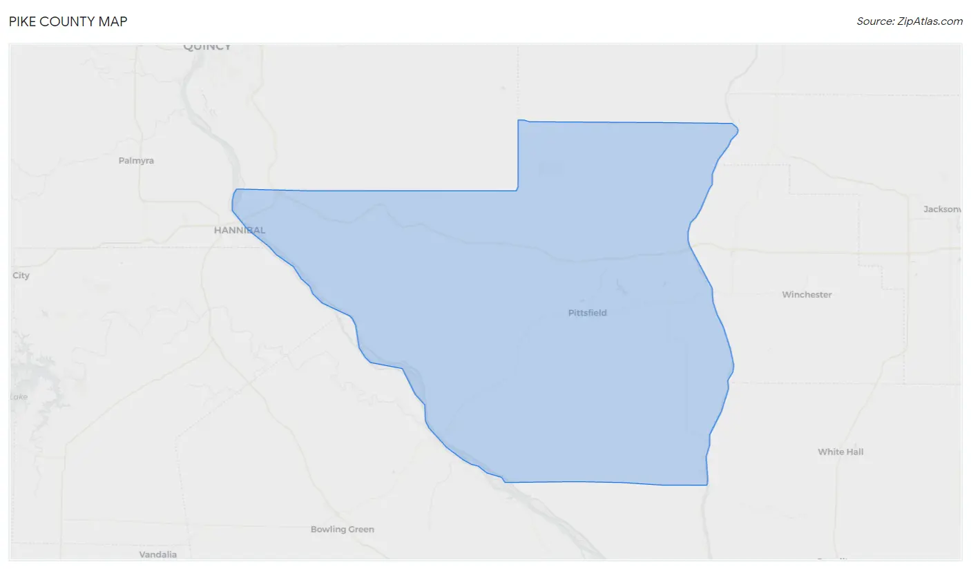 Pike County Map