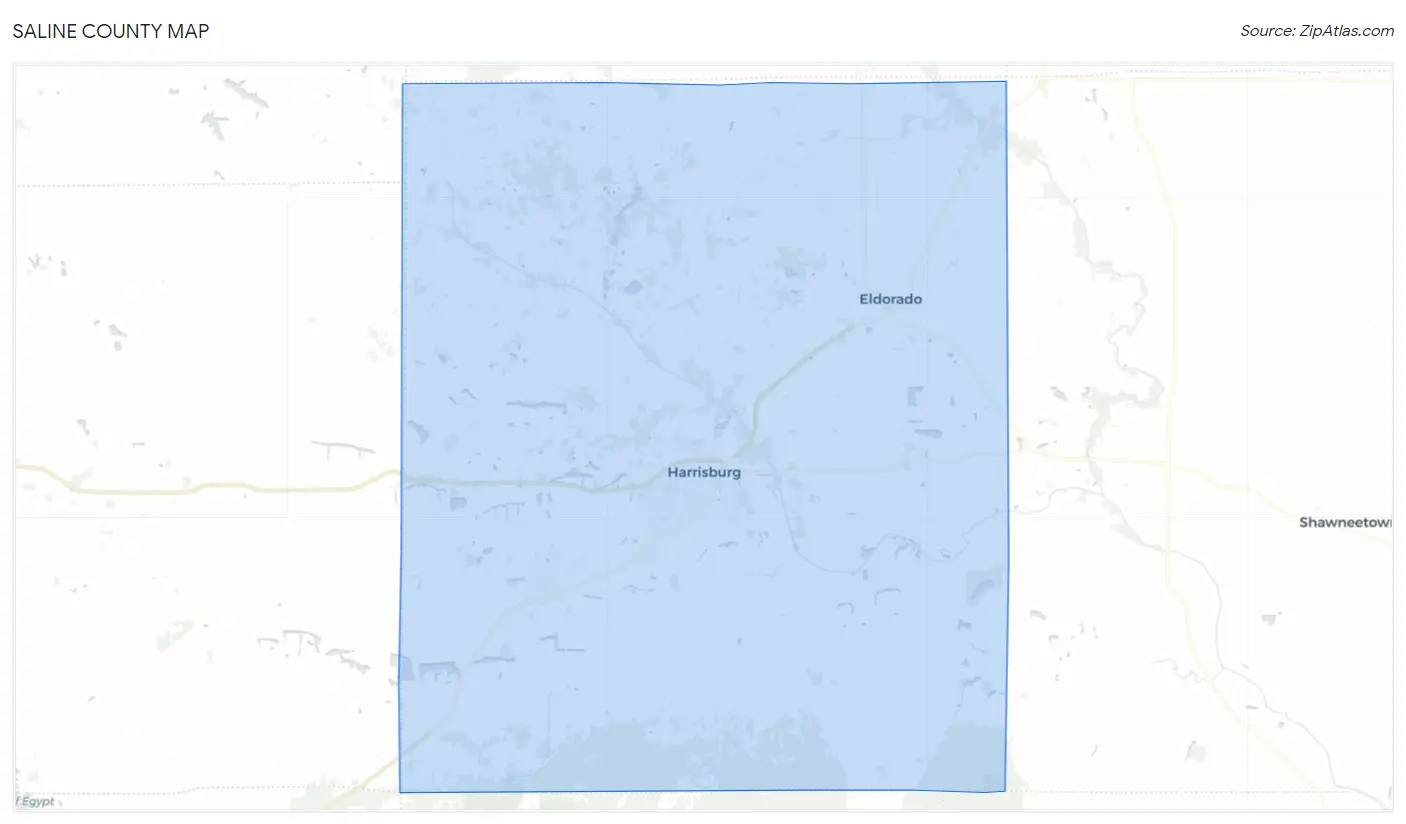 Saline County Map
