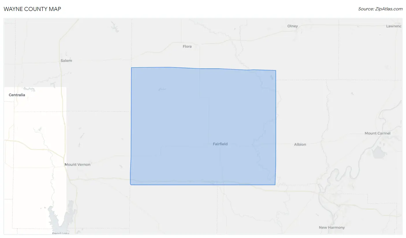 Wayne County Map