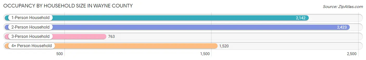Occupancy by Household Size in Wayne County