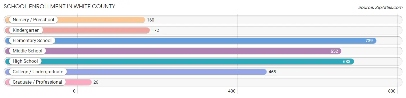 School Enrollment in White County