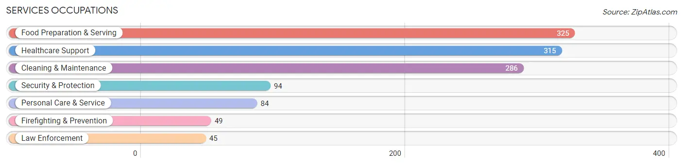 Services Occupations in White County