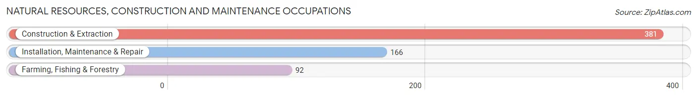 Natural Resources, Construction and Maintenance Occupations in Bourbon County