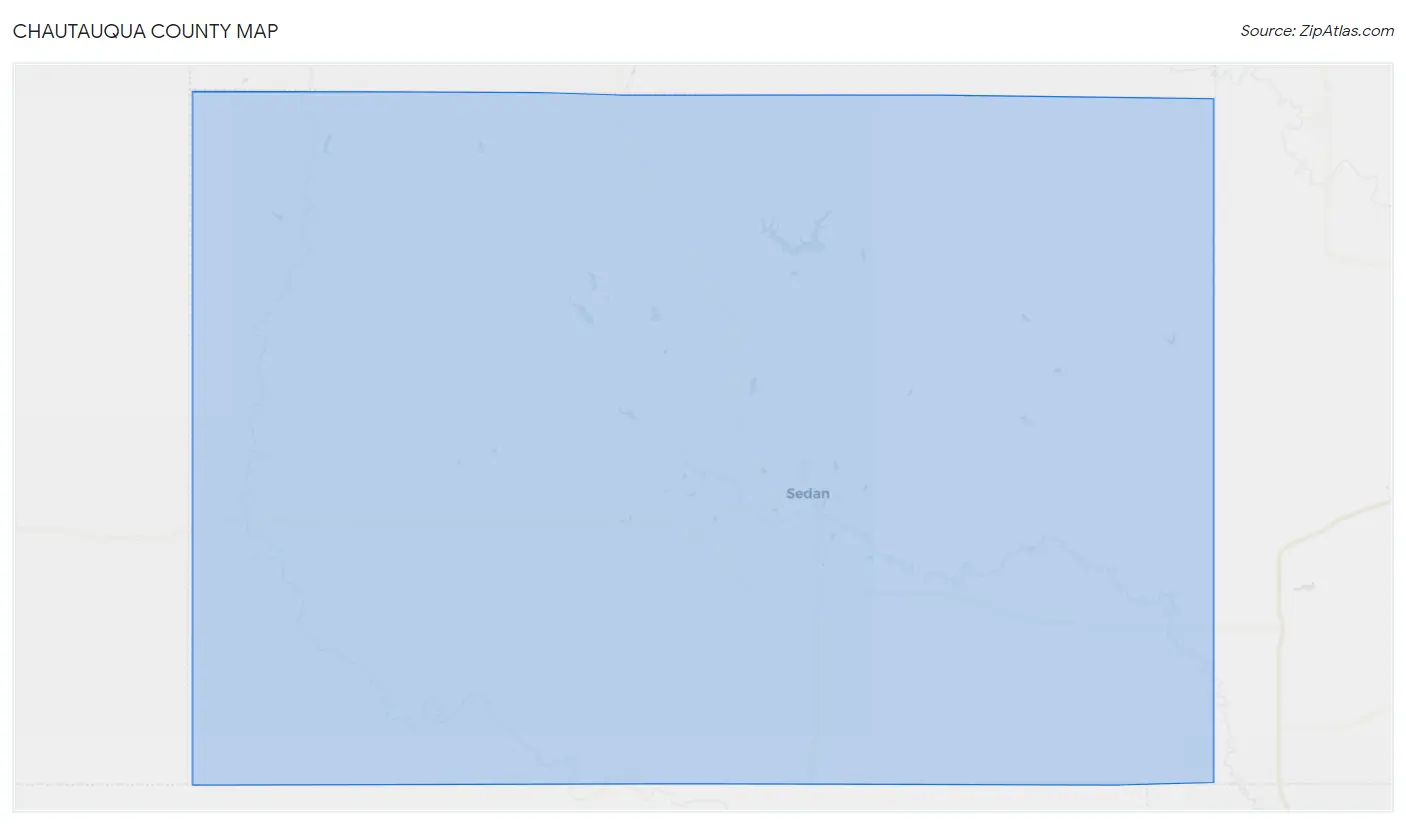 Chautauqua County Map