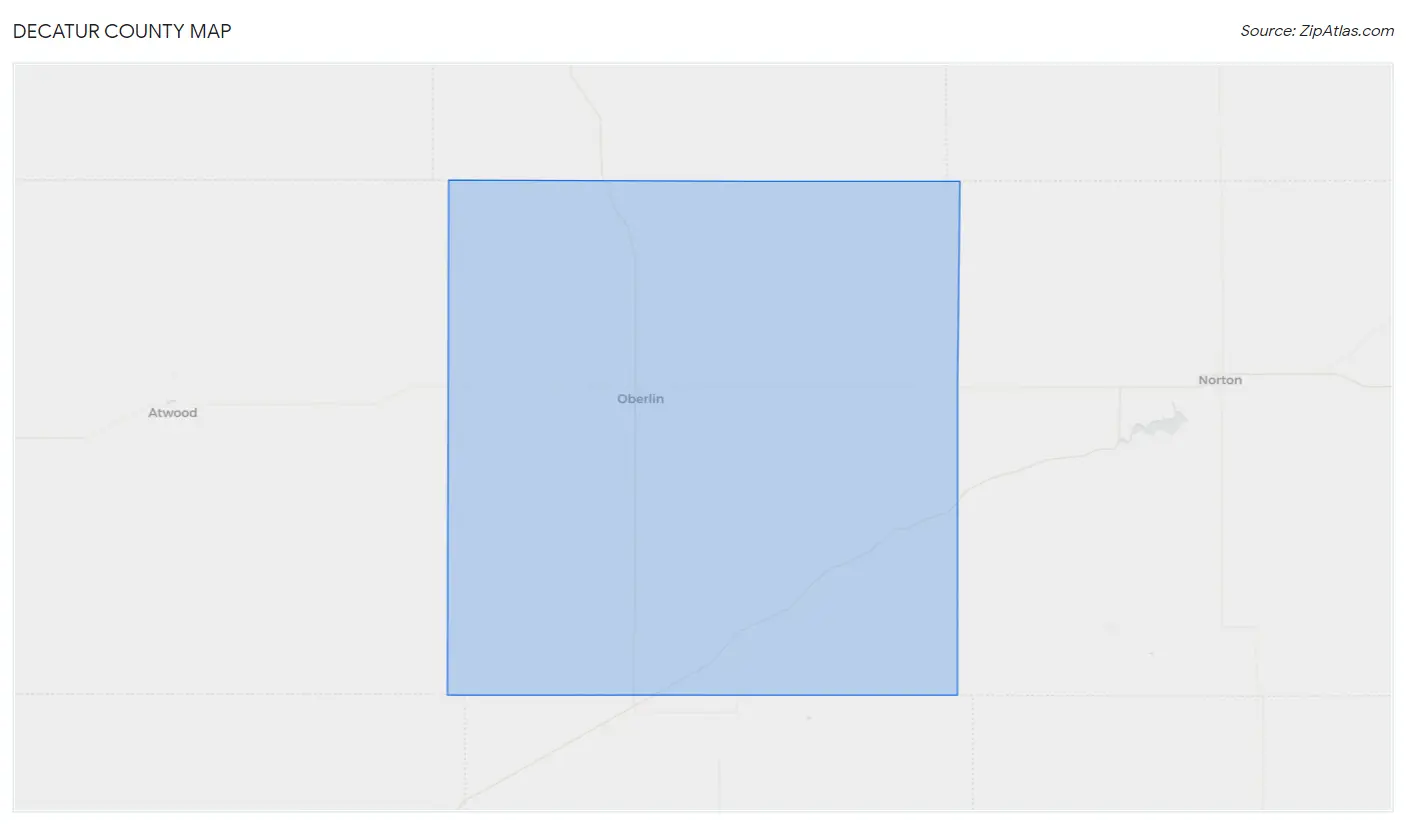 Decatur County Map